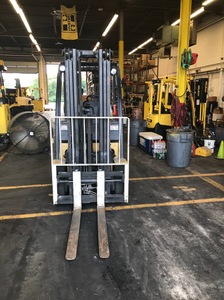 forklift forks load backrest