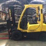 Hyster ICE powered pneumatic tire forklift