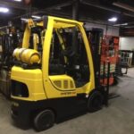 Hyster ICE powered cushion tire forklift