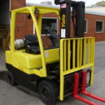 Yale ICE powered pneumatic tire forklift