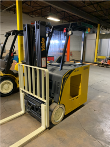 Yale narrow aisle electric forklift