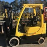 Hyster ICE powered cushion tire forklift