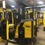 Yale narrow aisle electric forklift