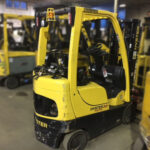 Hyster ICE powered cushion tire forklift