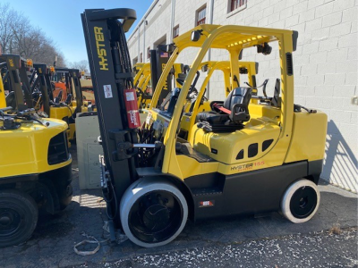 Hyster ICE powered cushion tire forklift