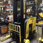 Hyster reach stacker forklift