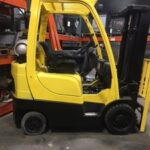 Hyster ICE powered cushion tire forklift