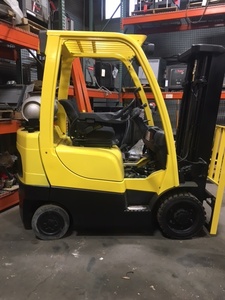 Hyster ICE powered cushion tire forklift