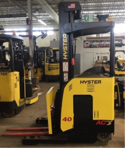 Hyster narrow aisle forklift