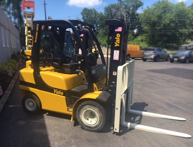 Yale ICE powered cushion tire forklift