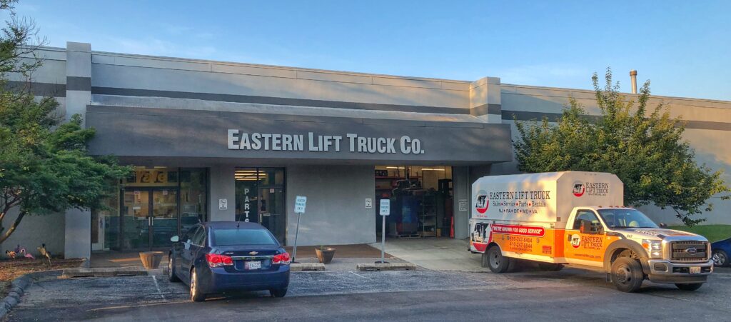 Exterior of Eastern Lift Truck Co Baltimore, MD facility