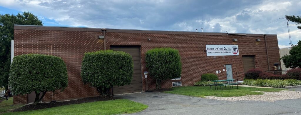 Exterior view of Eastern Lift Truck Co. Upper Marlboro, MD facility