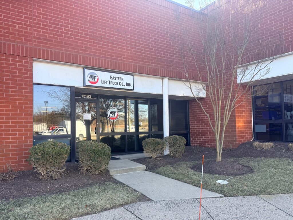 Exterior of Eastern Lift Truck Co.'s facility in Manassas, VA.