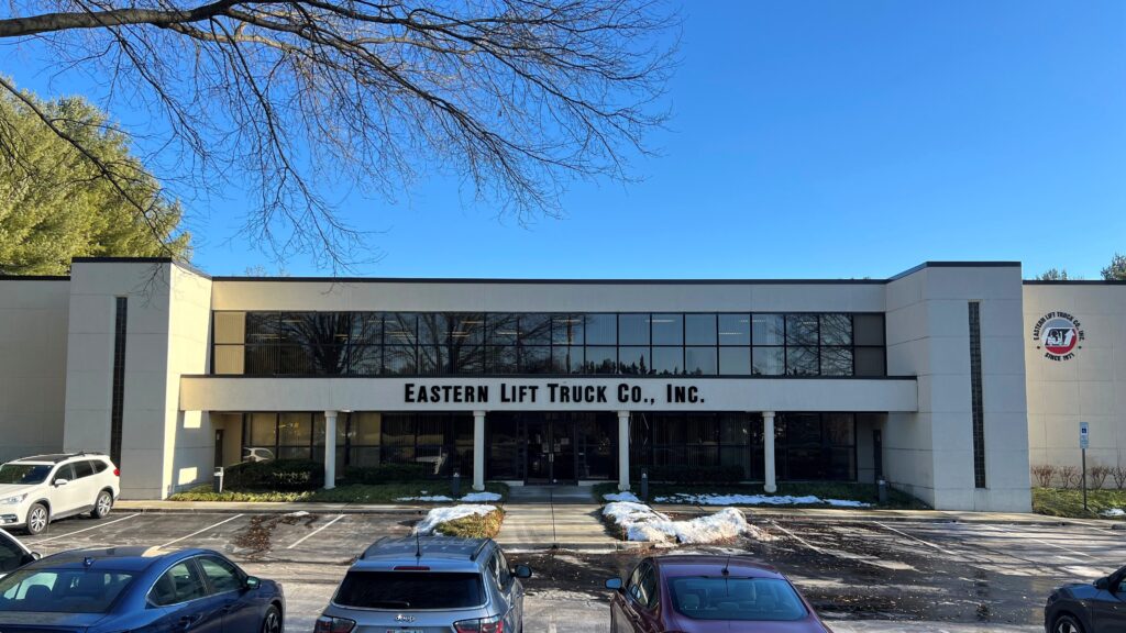 Upper Marlboro MD with ELTC Signage Exterior of Eastern Lift Truck Co.'s Upper Marlboro, MD facility.