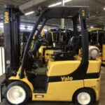 Yale propane powered cushion tire forklift