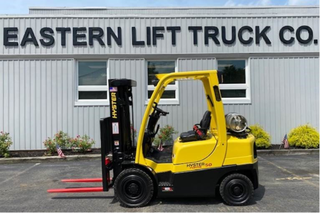 Hyster ICE powered cushion tire forklift