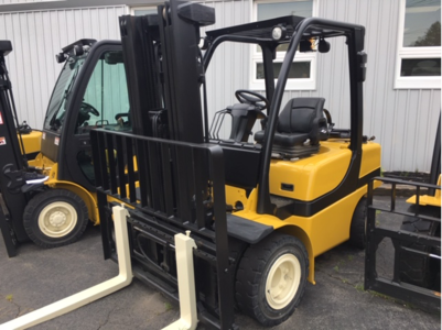 Yale ICE powered pneumatic tire forklift
