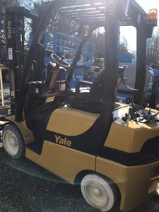 Yale ICE powered cushion tire forklift