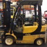 Yale ICE powered cushion tire forklift