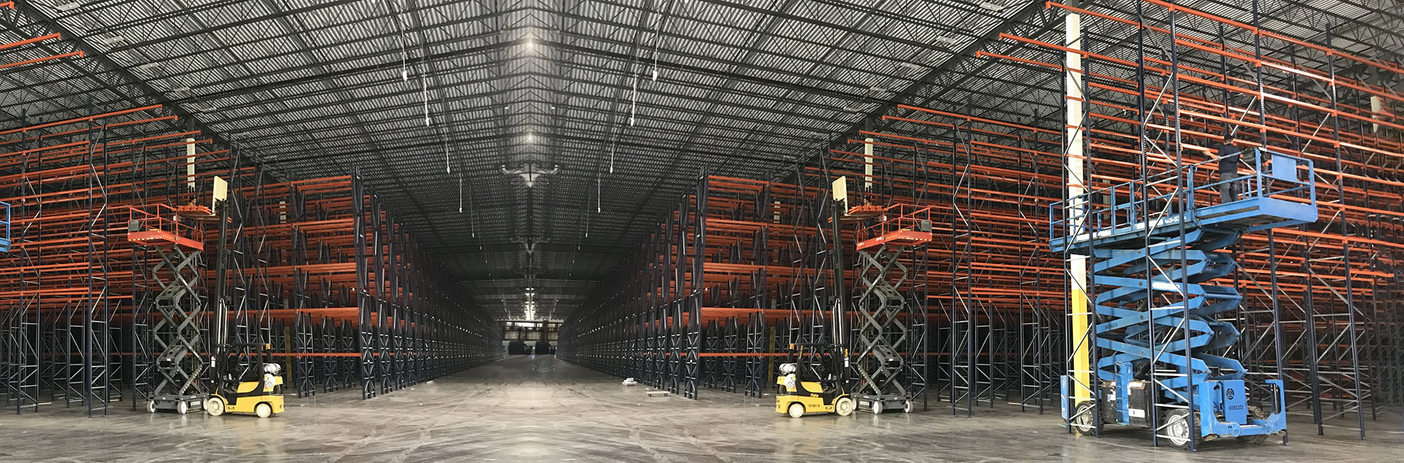 warehouse with racking