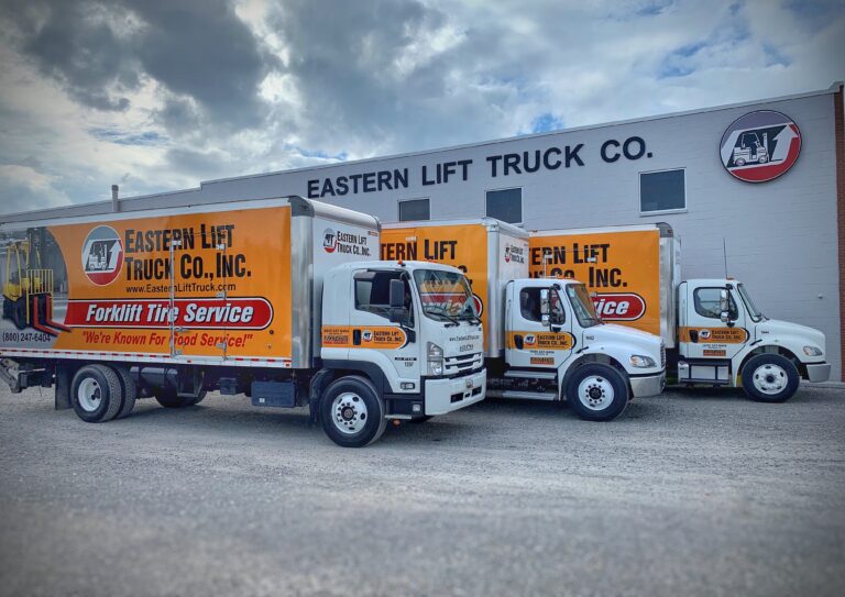 Efficient Mobile Forklift Tire Service Eastern Lift Truck