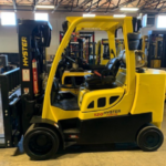 Hyster propane powered cushion tire forklift