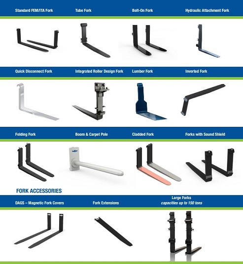 forklift forks and attachments