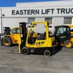 Hyster ICE powered cushion tire forklift