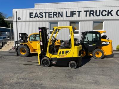 Hyster ICE powered cushion tire forklift