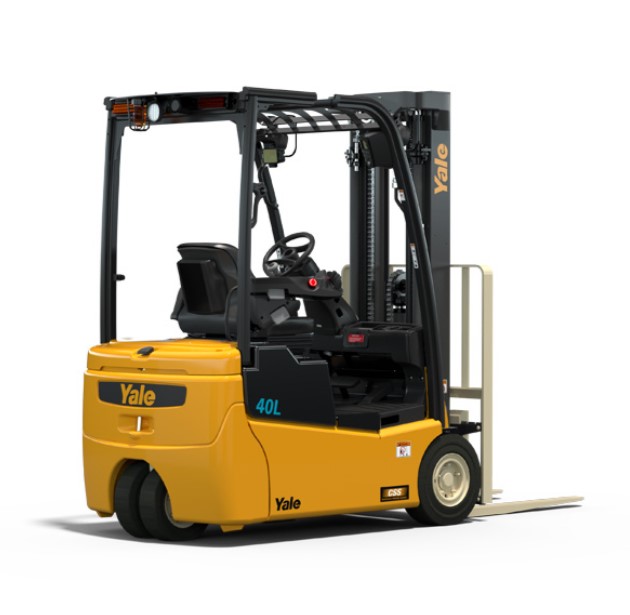 Yale 3-wheel forklift studio image.