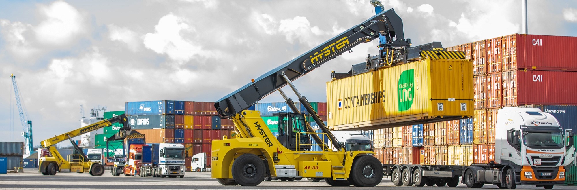 Hyster RS46 Container handler intermodal