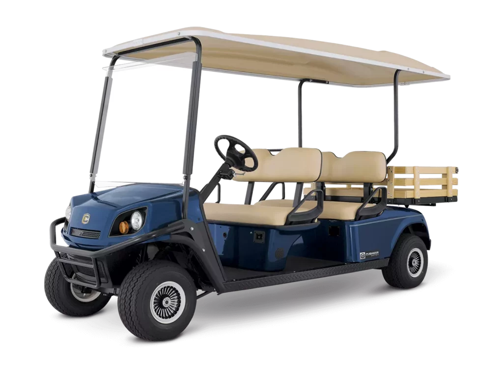 Blue Cushman Shuttle 8