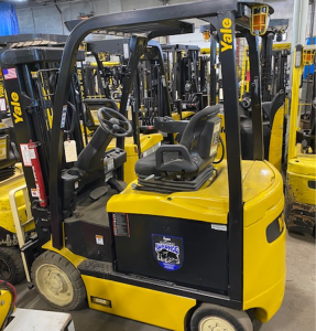 Yale electric four wheel forklift