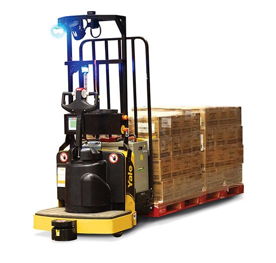 Yale robotic pallet mover.