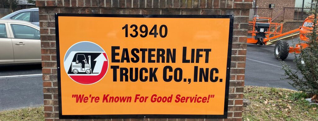 Photo of outdoor sign at Eastern Lift Truck Co. Chantilly, VA branch
