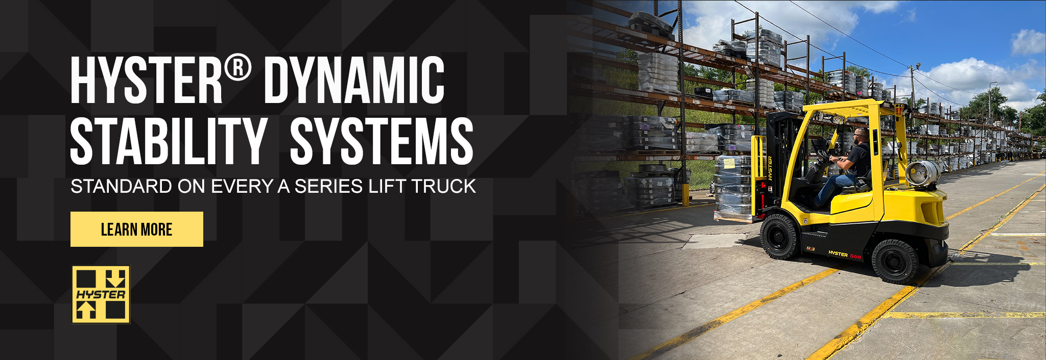 Hyster Dynamic Stability System Promo Banner