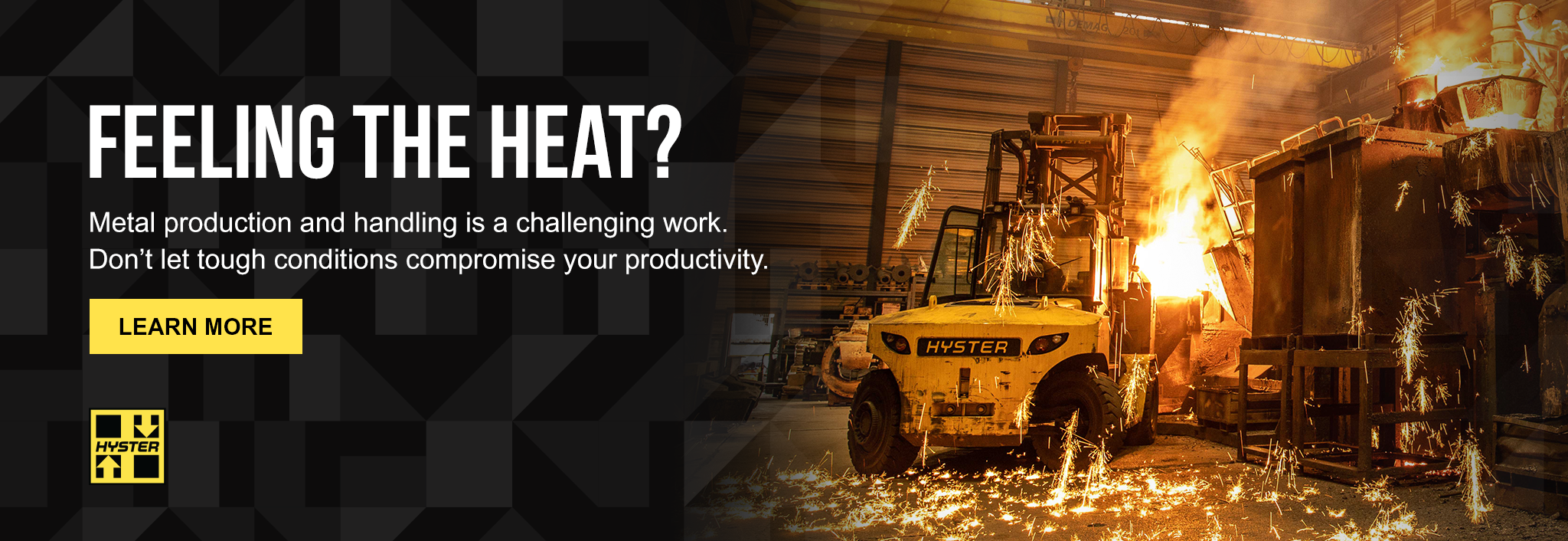 Hyster Solutions for the Metals Industry Promo Banner