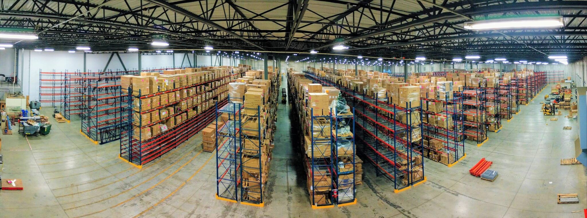 Overstock-Racking-with-Yale-Forklift Overstock-Racking-with-Yale-Forklift
