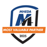MHEDA 2025 Most Valuable Partner Award Logo