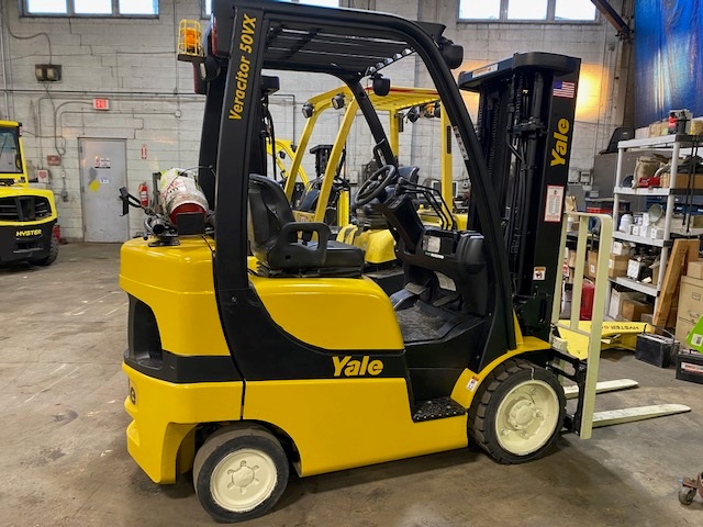 2018 Yale GLC050VXNEAE083 Pre Owned Industrial Equipment For Sale 2018 Yale GLC050VXNEAE083 Pre Owned Industrial Equipment For Sale