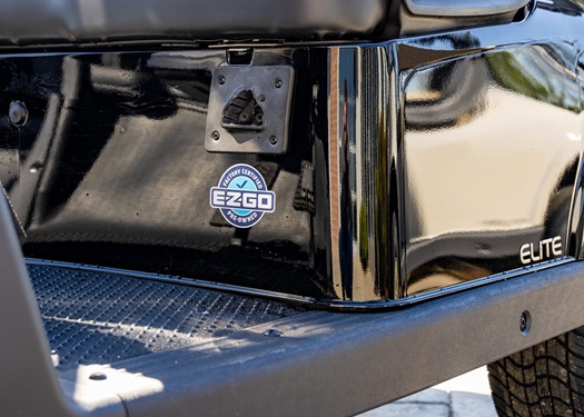 E-Z-Go Factory Certified Pre-Owned Label